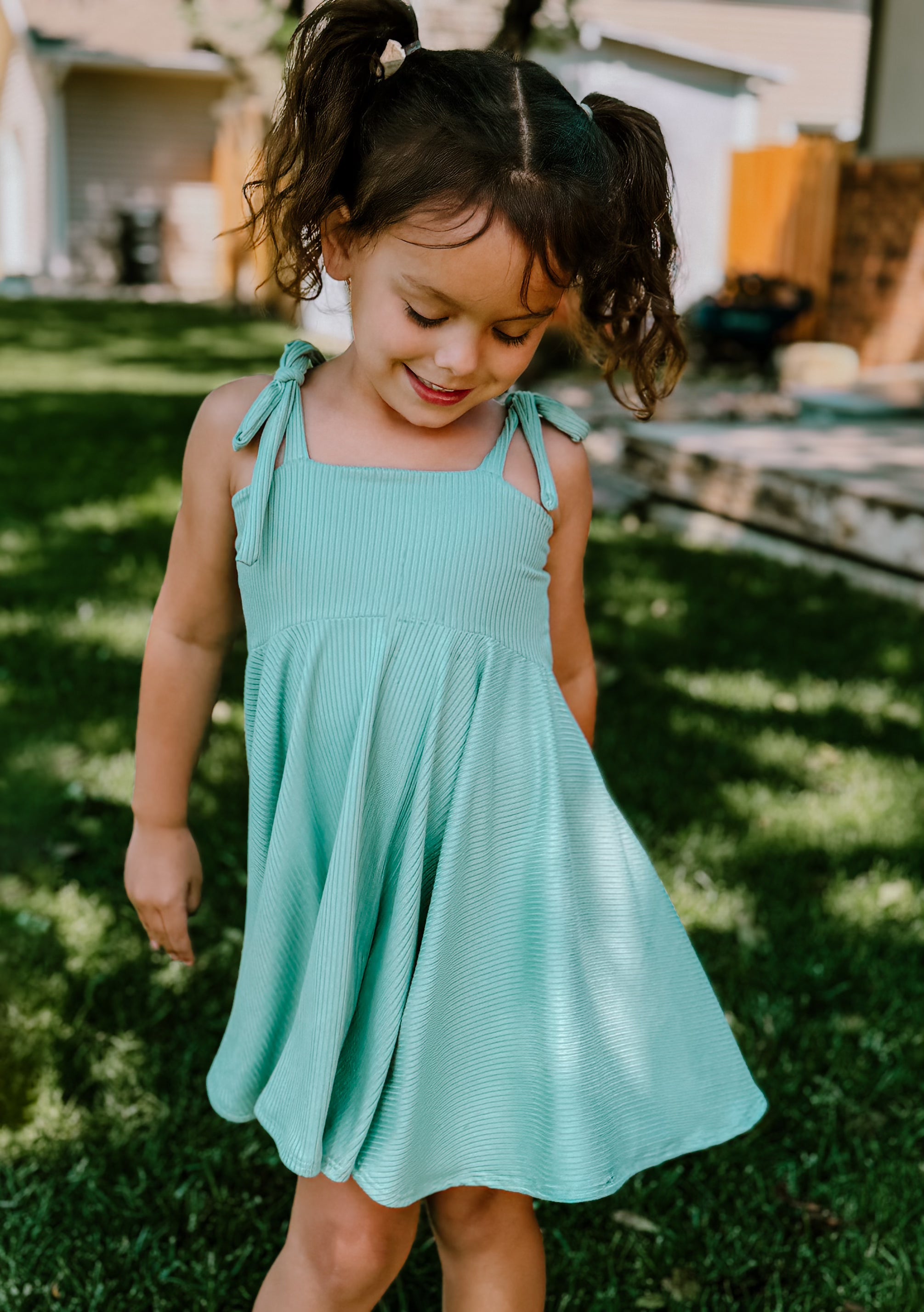 Ribbed Twirl Dress