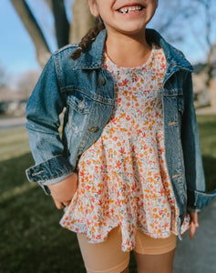 Spring Floral Peplum