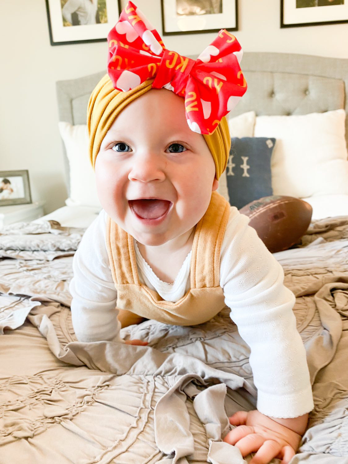 Red & Gold KC Headwrap