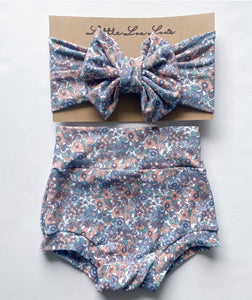 Multi Floral Bummie Set