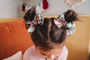 Plaid Christmas Bow