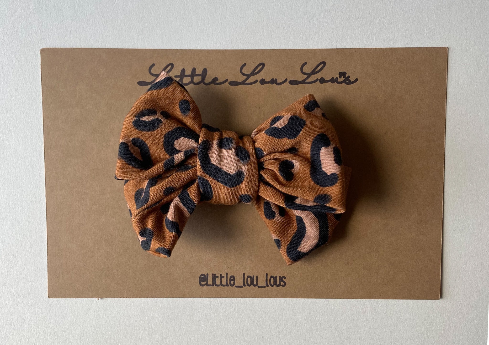 Leopard Print Clip