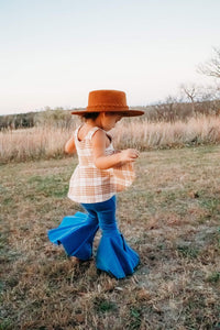 Plaid peplum